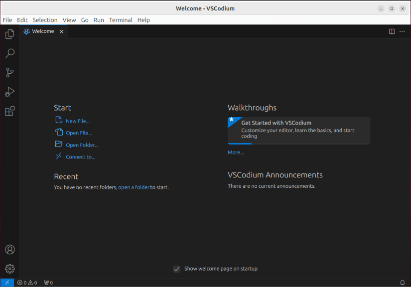 vscodium open source version of vscode