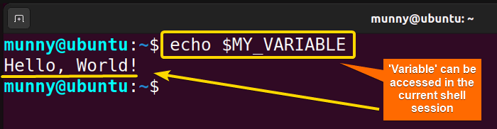 Load a variable