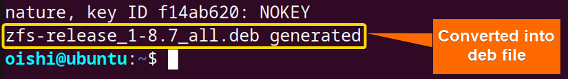 Converting the rpm file into deb file