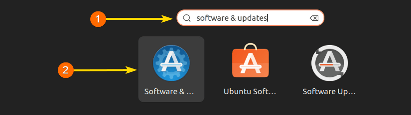 typing and then going to software and updates section in settings