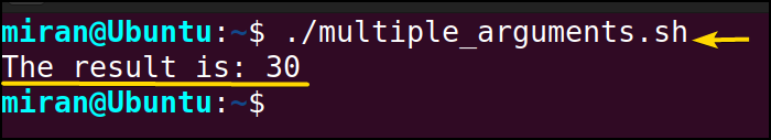 Creating Functions with Arguments in Bash Script