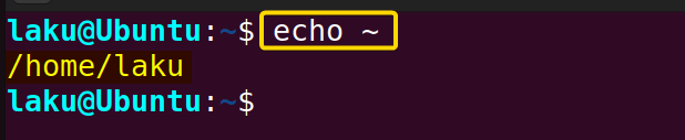 Getting the home directory using tilde expansion