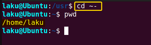 Expanding previous directory using tilde expansion in Bash
