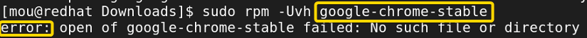 showing error because of giving wrong package name