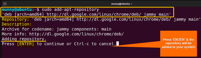 Adding a new APT repository