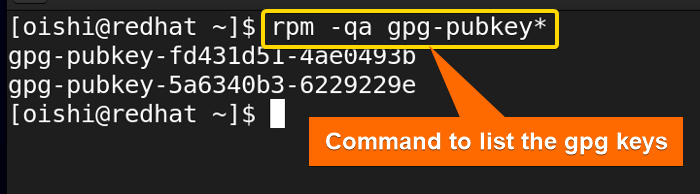 List all the package with rpm 