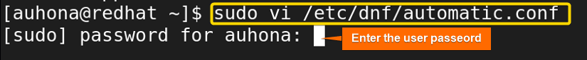 Opens the automatic.conf file to configure the schedule more preferably.
