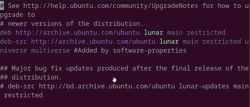 Replace the server in sources.list file from the 20 listed source hosts.