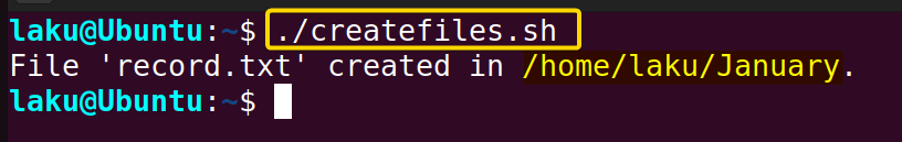 Creating files using tilde expansion