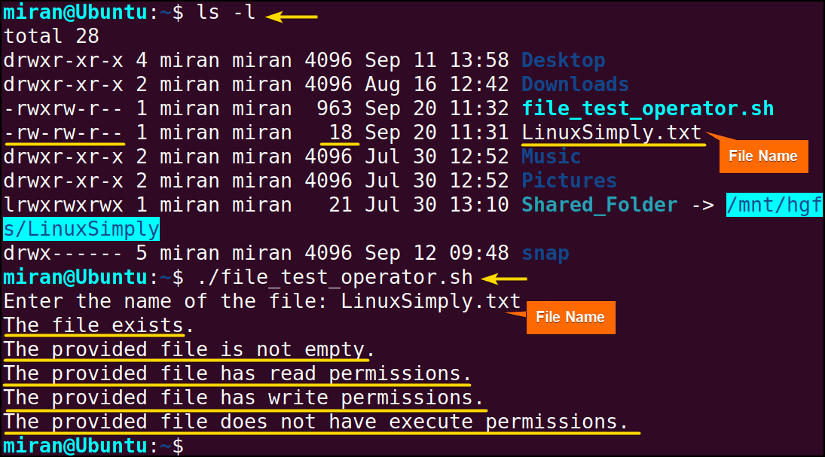  Bash File Test Operators