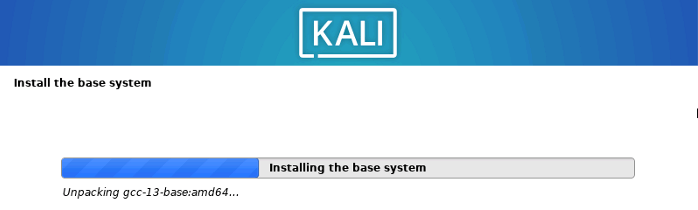 installation on progress