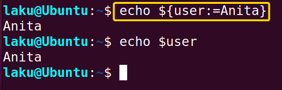 Setting default value of a parameter
