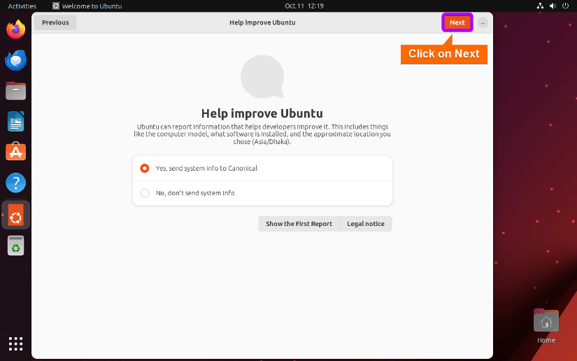 share data with canonical to improve ubuntu