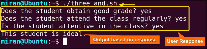 Using the Bash Logical AND (&&) Among Three Conditions