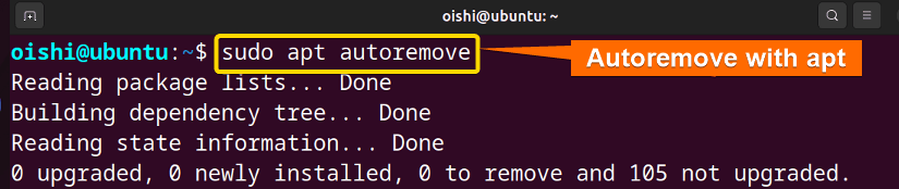 Remove unnecessary dependencies with apt package manager