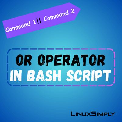 or in bash