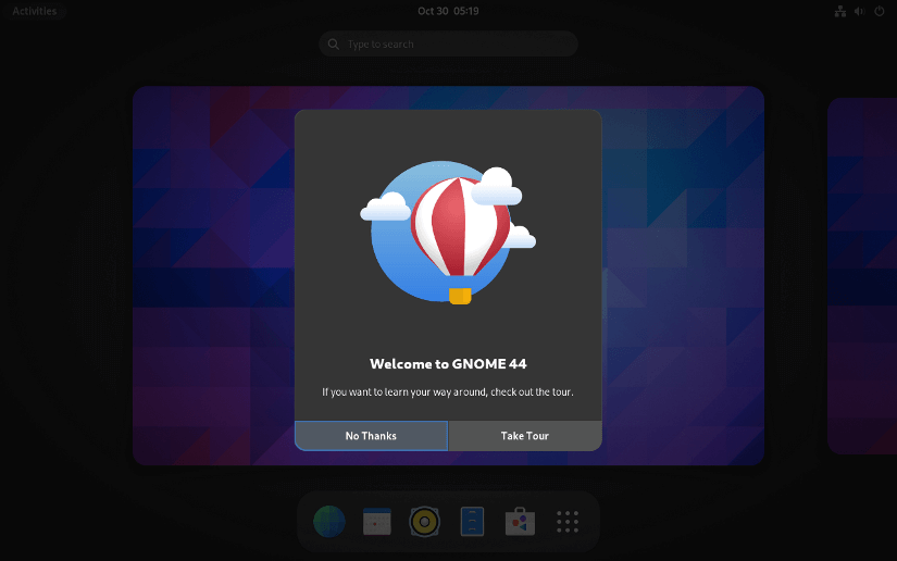 gnome arch linux live installer started
