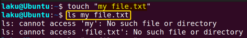 Globbing of filename with whitespaces