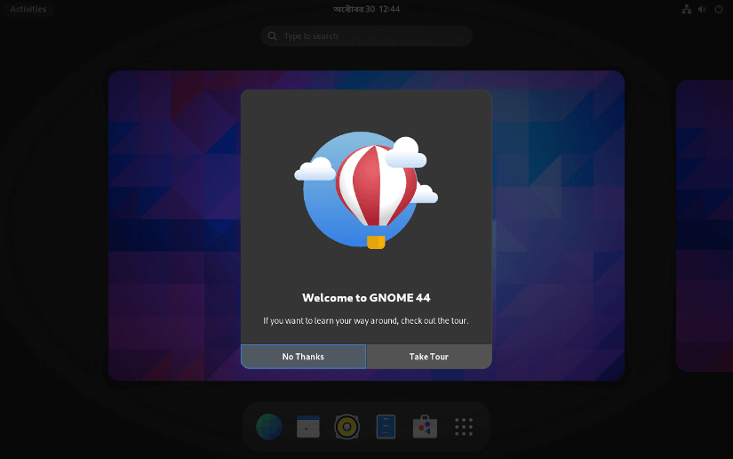 gnome arch linux desktop environment started