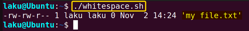 Glob expansion with whitespaces using IFS variable