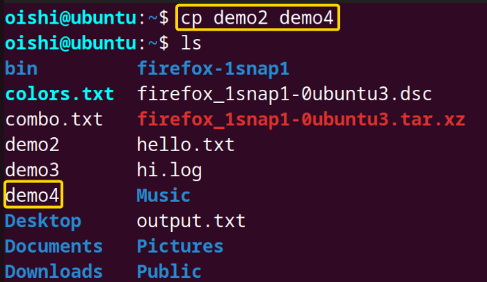 Copying a file 