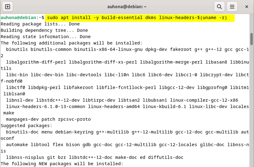 Installs the necessary packages.