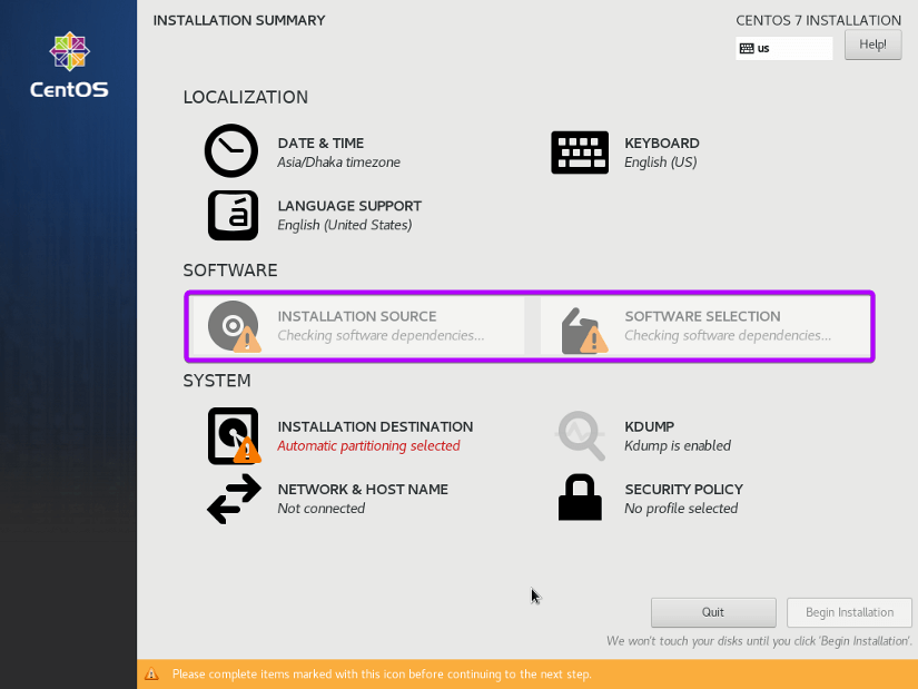 centos software package getting updated