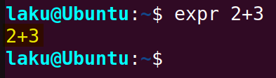 Proper spacing in expr command for math in Bash