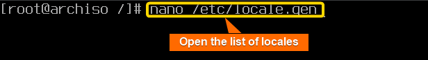 open locale.gen file