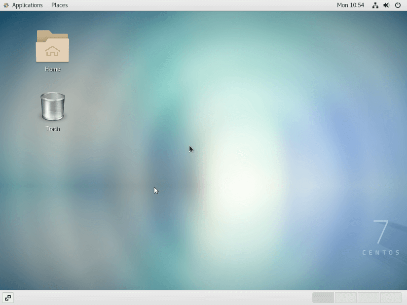 centos ui on virtualbox