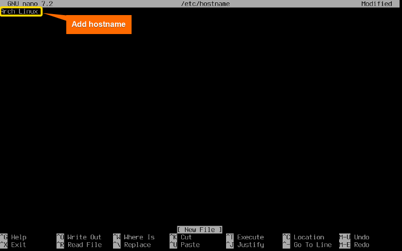 add hostname