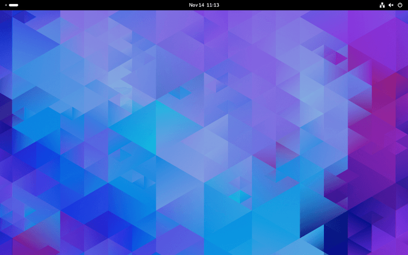 Shows the "GNOME" desktop environment