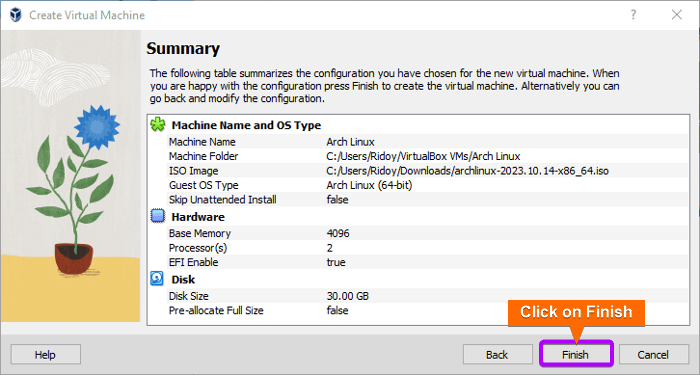 virtualbox interface