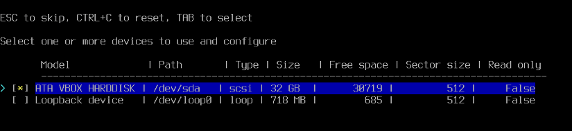 select storage drive