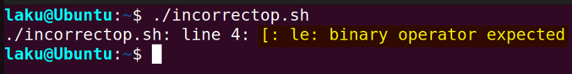 binary operator expected error due to incorrect operator