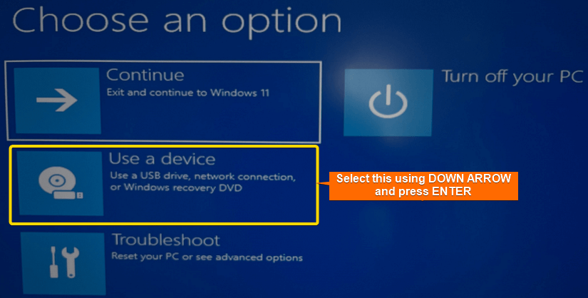 Boot Ubuntu from USB.
