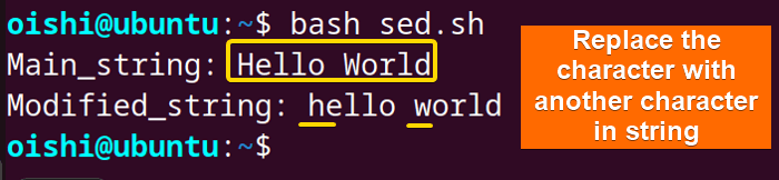 Replace a character in string