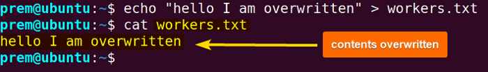 file overwritten in file and directory manipulation