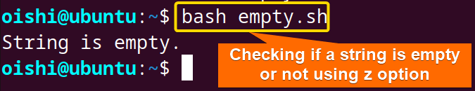 check a empty string