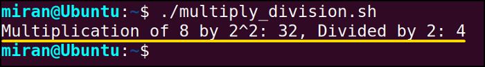 Using Bitwise Shift Operator to Multiply and Divide with the Power of Two