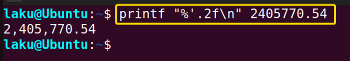 Inserting thousand separator in floating point numbers