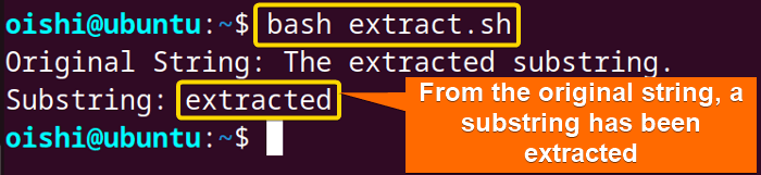 Print specific length of string using parameter expansion
