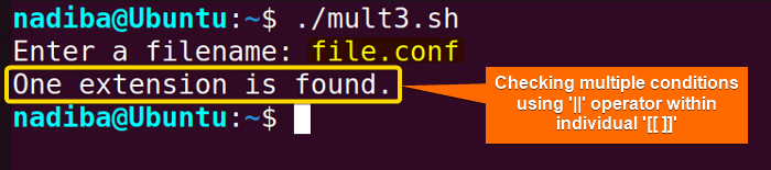 Checking multiple conditions using OR operator within individual '[[ ]]'