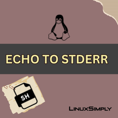 bash echo to stderr