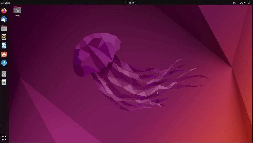 Ubuntu interface