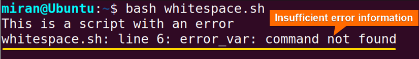 Executing bash file with bash command