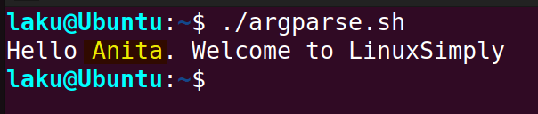 Passing argument to Bash function