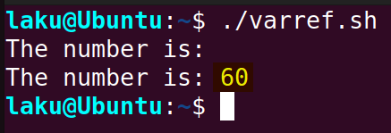 Variable referencing in bash function
