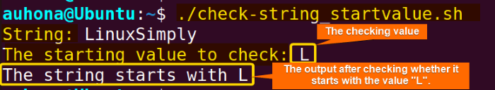 Checking if a string begins with any specific value.