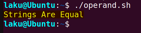 Choosing correct operator to avoid integer expression expected error